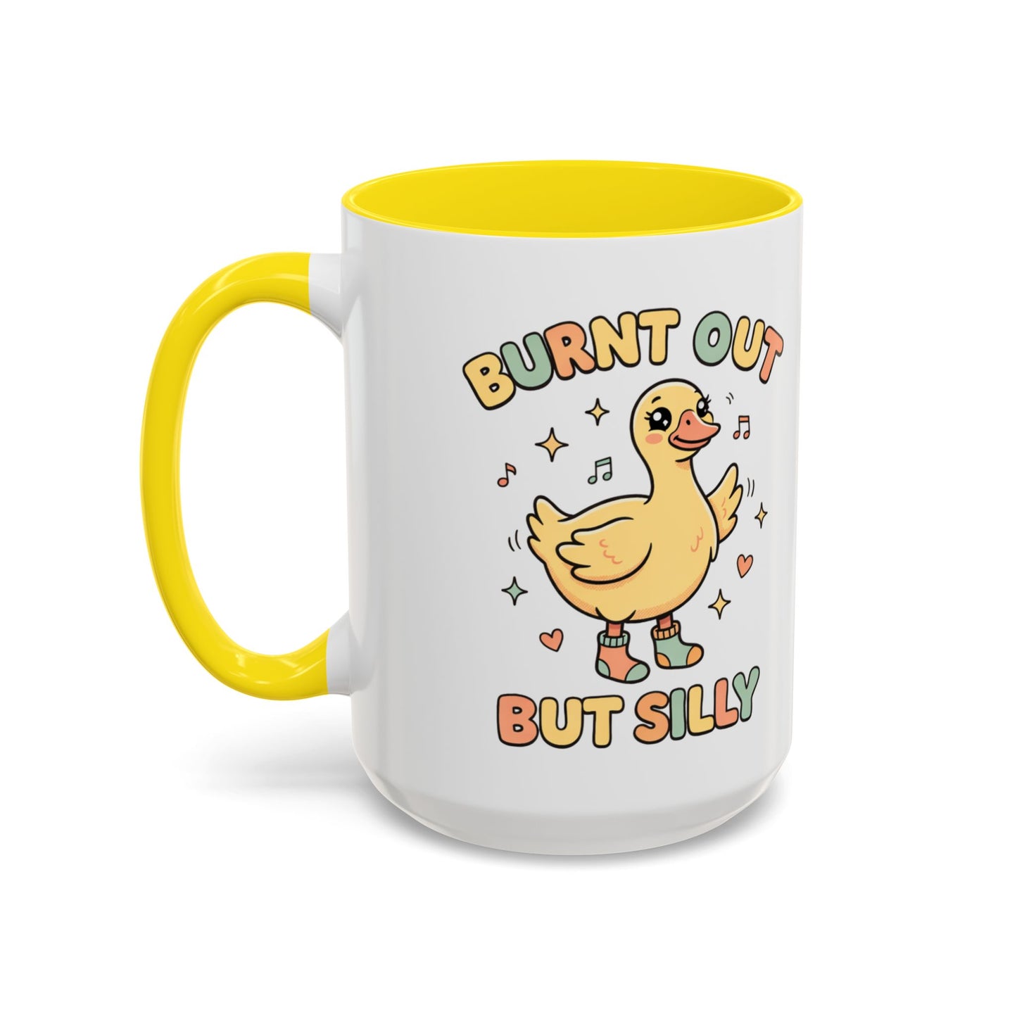 Burnt Out But Silly Mug — Funny Coffee Mug for Exhausted Medical Professionals